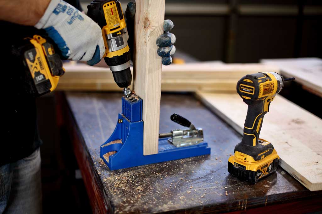 drilling pocket holes