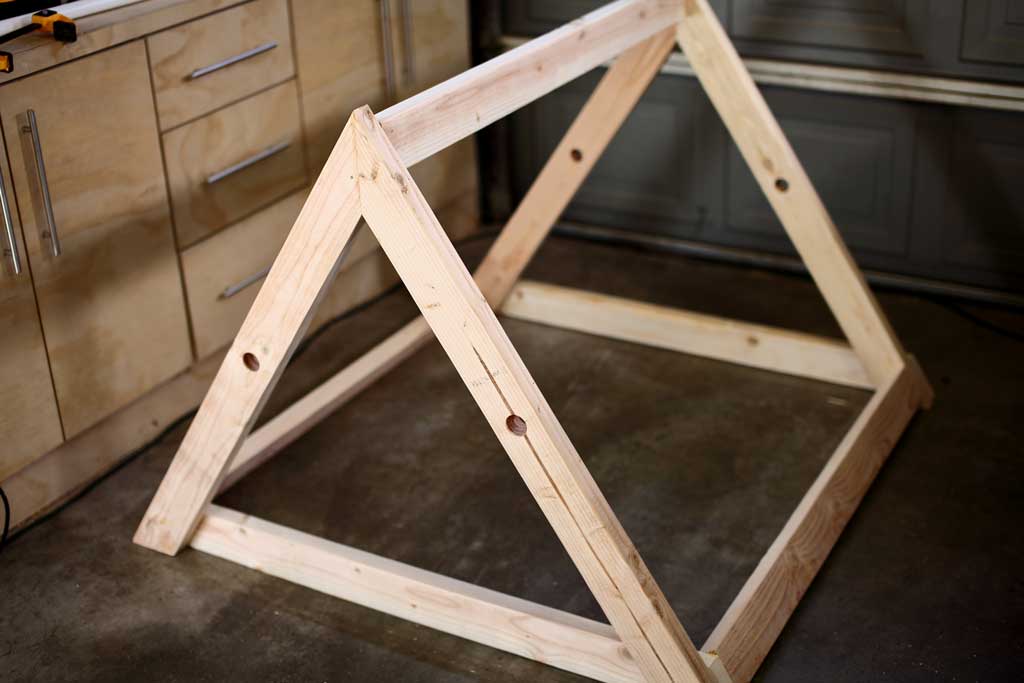 building a frame for mobile chicken coop