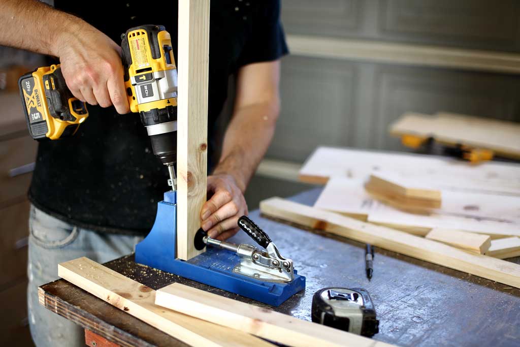 drilling pocket holes