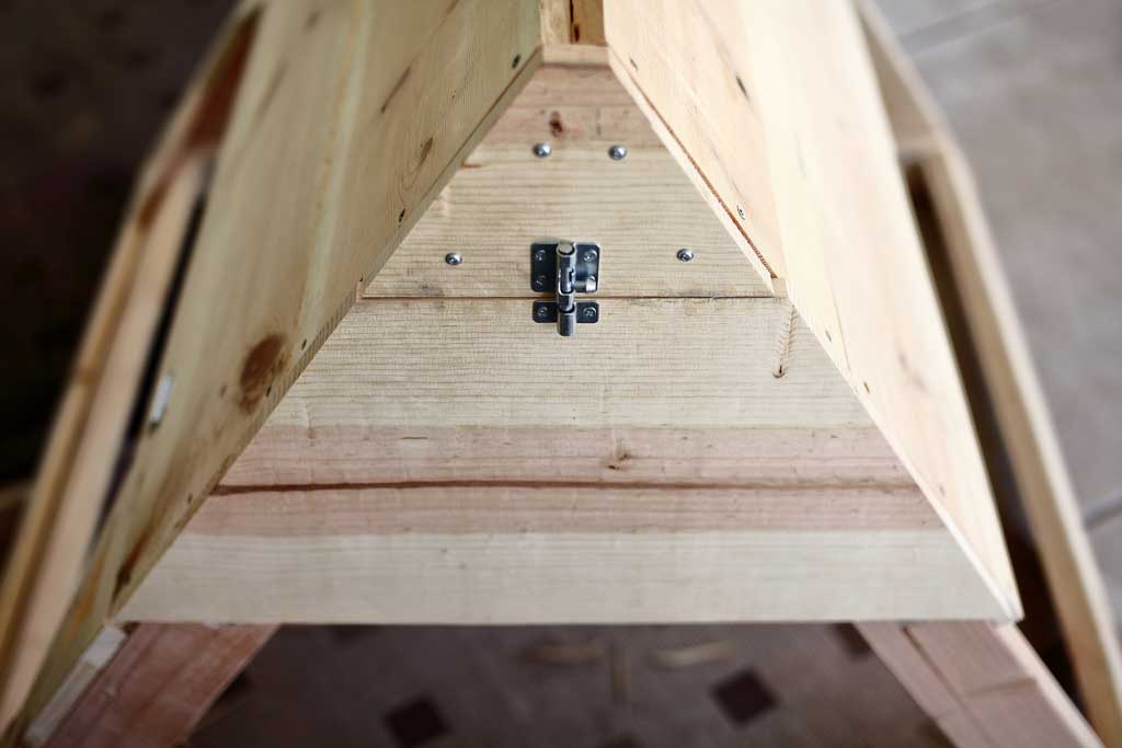 installing backdoor for the chicken coop