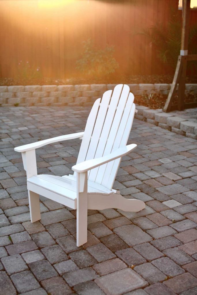 DIY Adirondack Chair for the outdoors