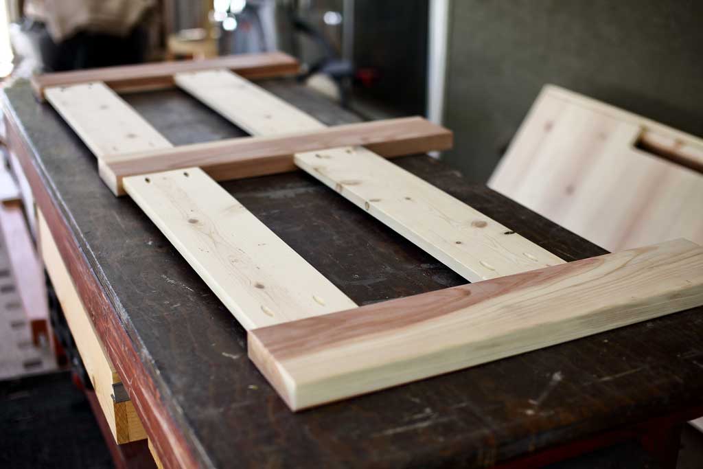 backrest of the sofa