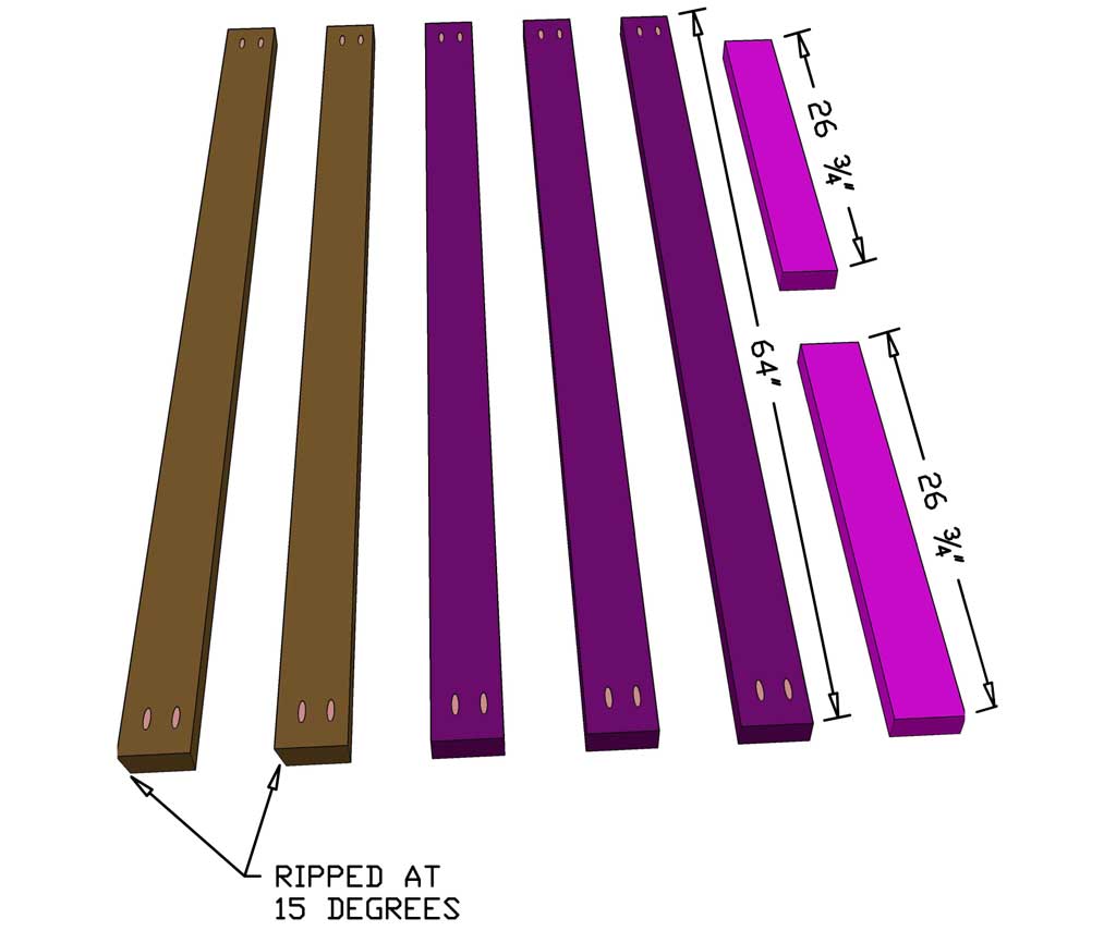 cutting frame boards for the sofa