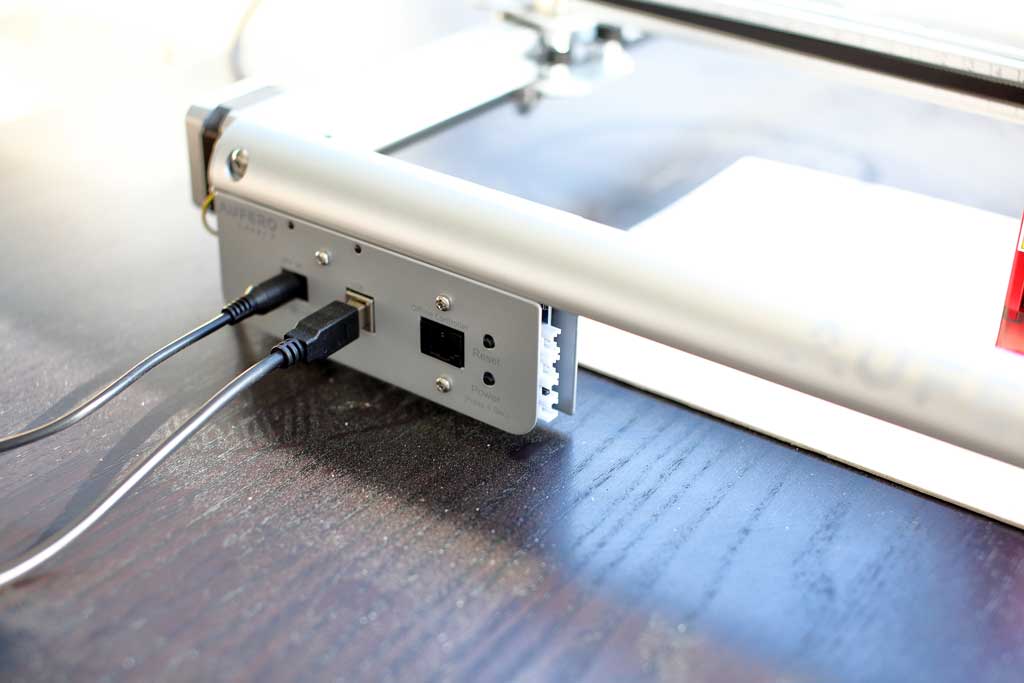 turning on aufero laser 2