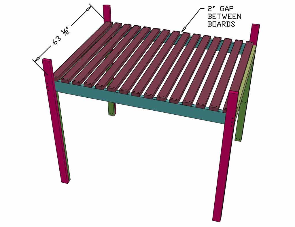 attaching mattress support boards for loft bed