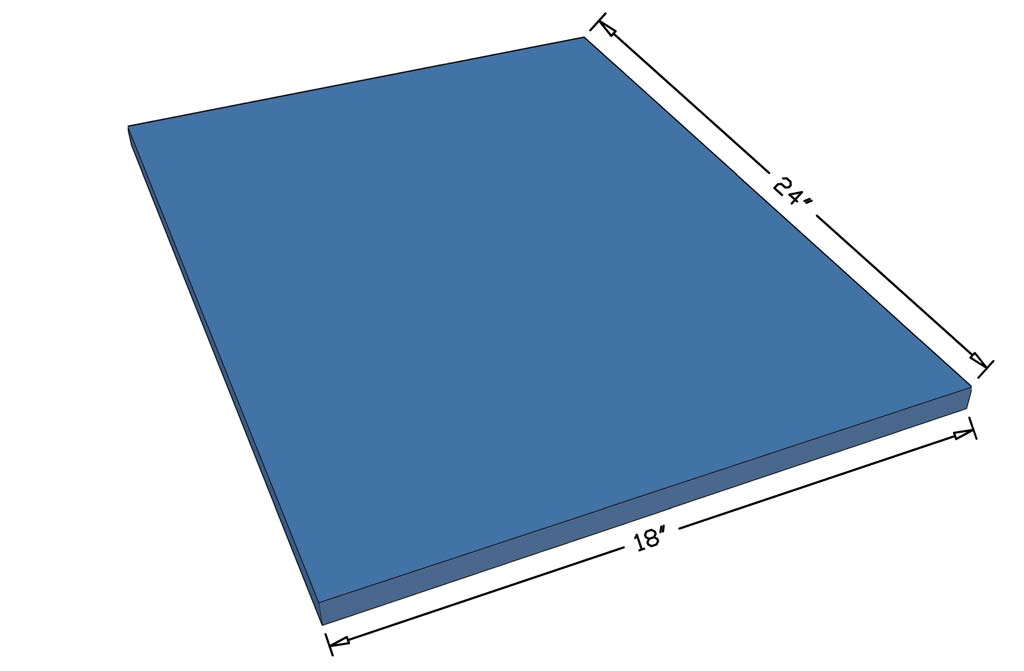 cutting bottom piece for the DIY Dog house