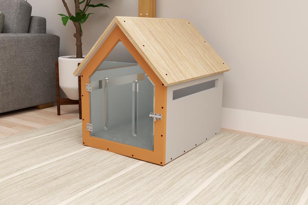 DIY indoor dog house