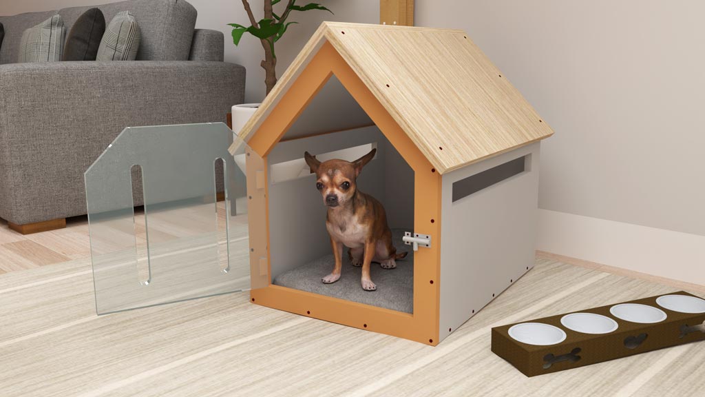 DIY indoor dog house