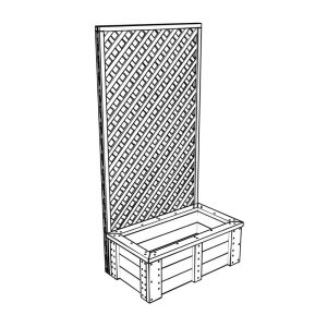 DIY Planter Box with Trellis