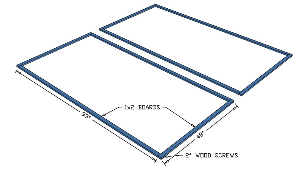 building a trellis frame for planter box