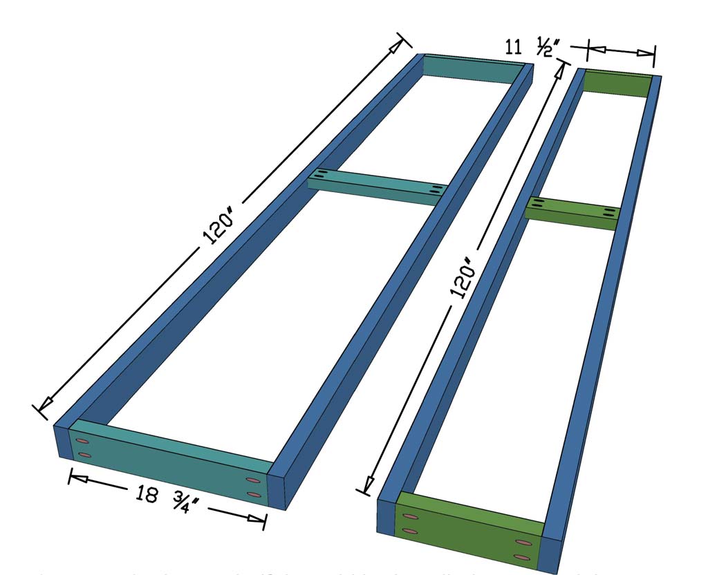 frame for outdoor bar