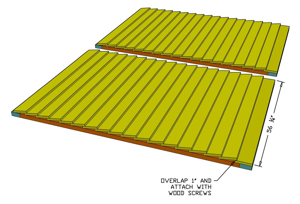 attaching siding for outdoor bar