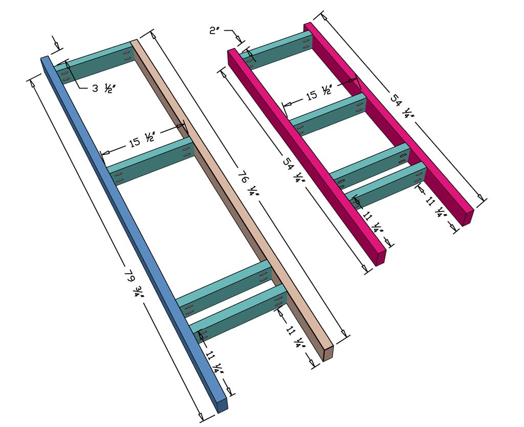 table top framing for outdoor bar