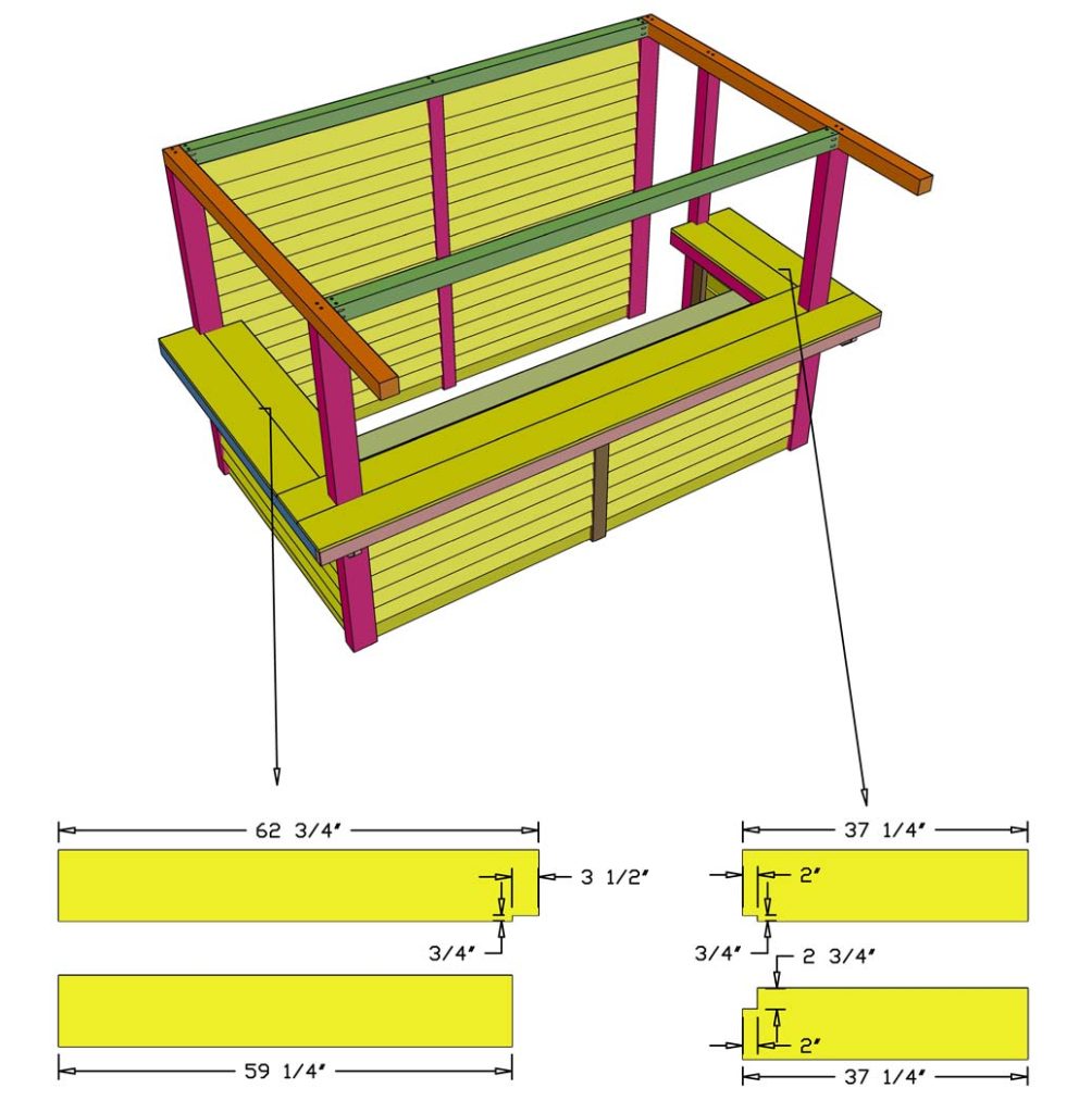 building table top for diy outdoor bar