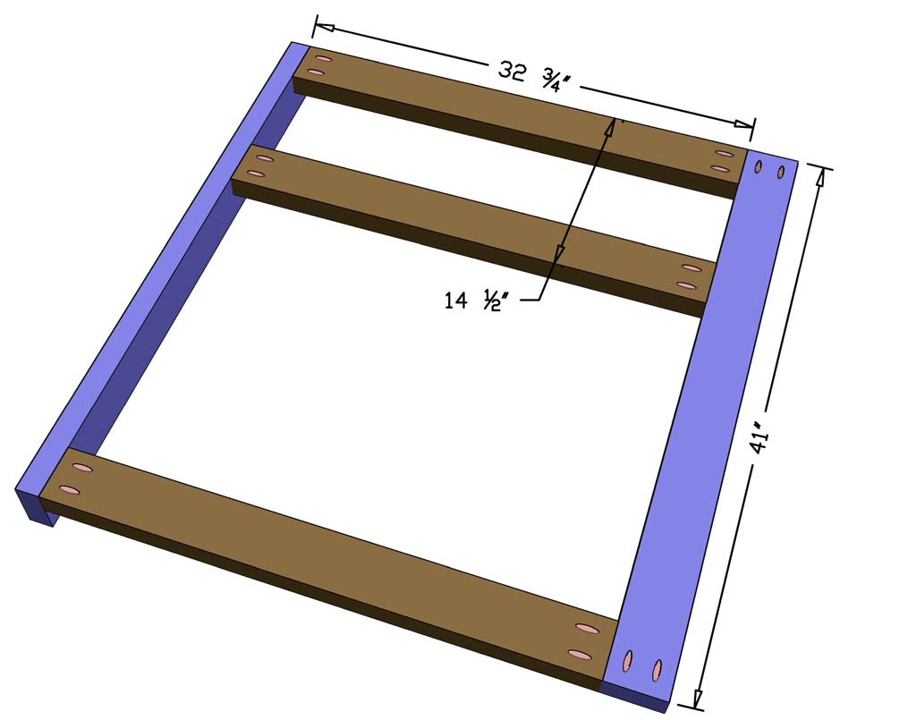 panel frame for outdoor bar