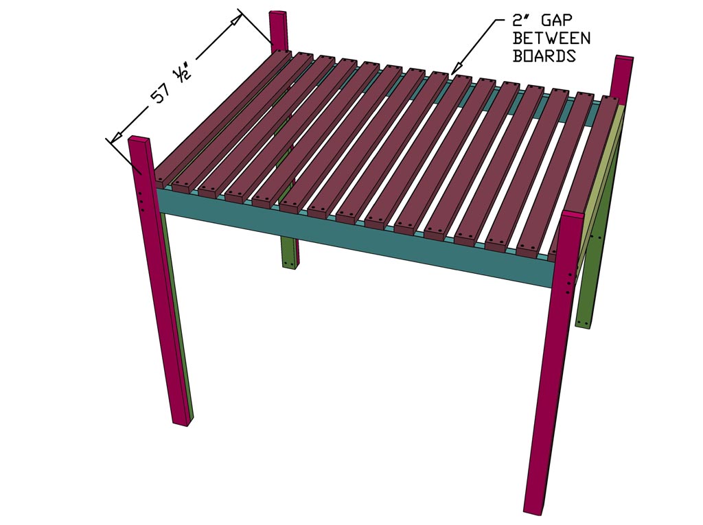 attaching mattress support boards for diy loft bed
