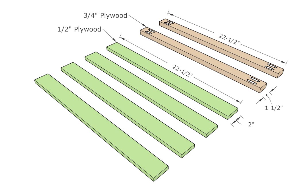 cutting plywood for DIY Kitchen Cabinets 36"