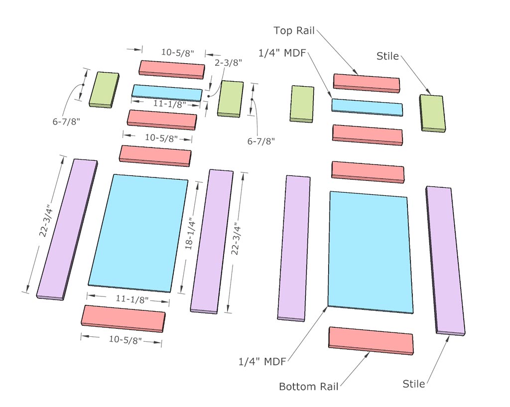 cutting boards for DIY Kitchen Cabinets 36"