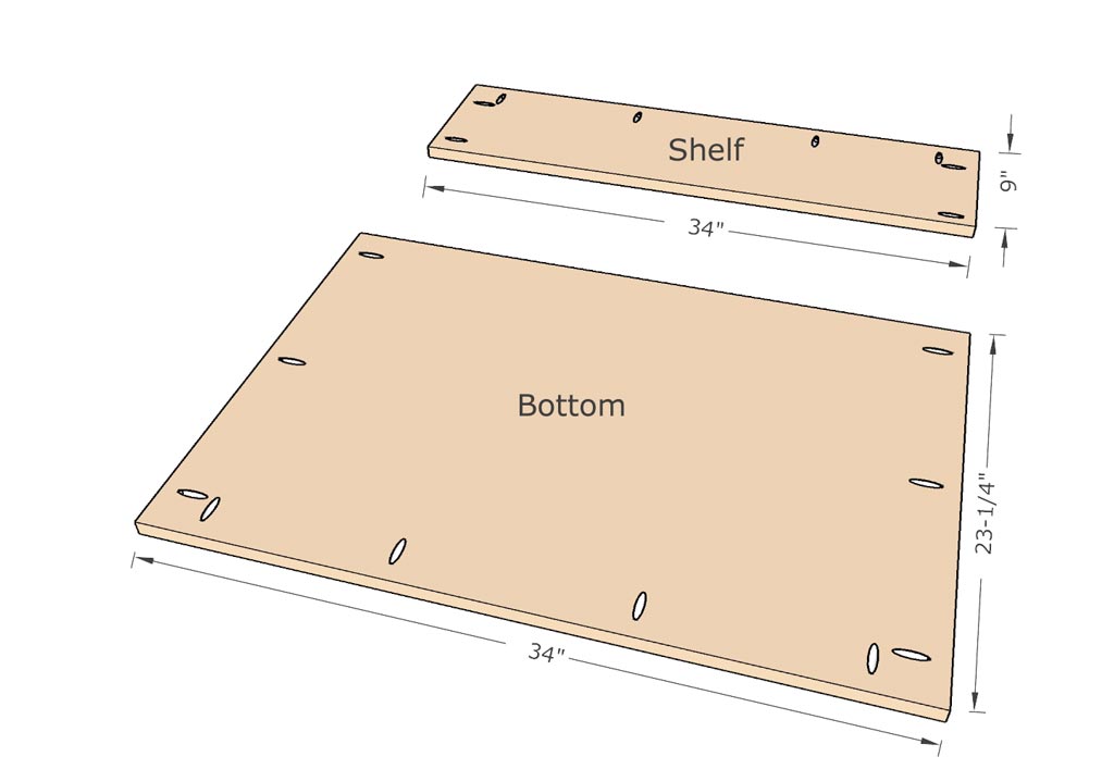 cutting plywood for DIY Kitchen Cabinets 36"