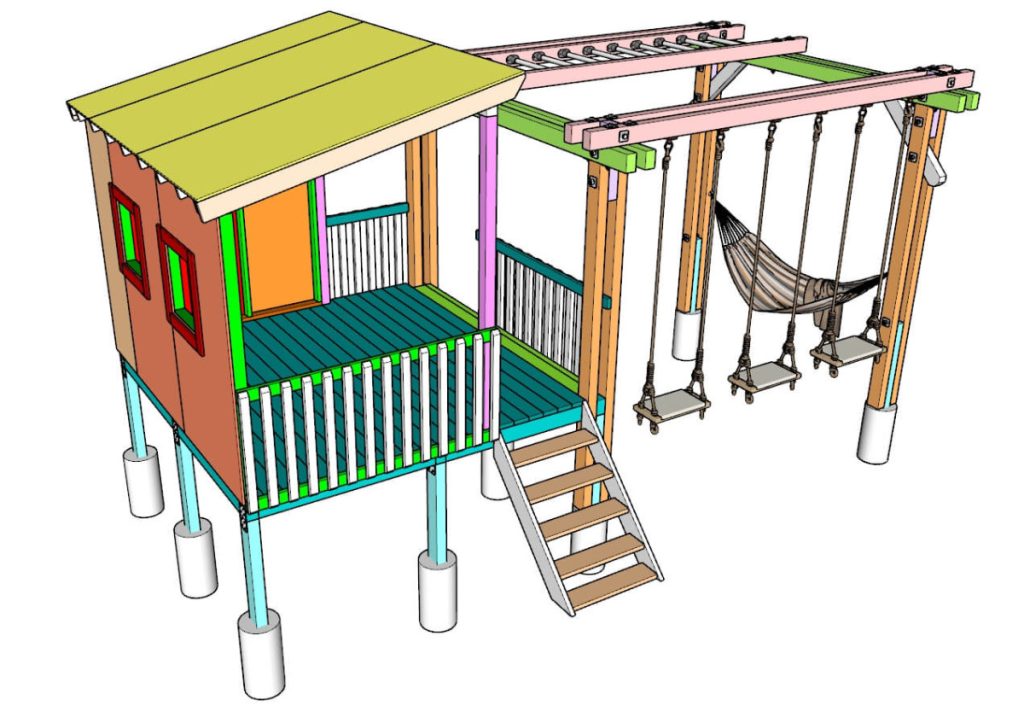 DIY Playhouse for Kids