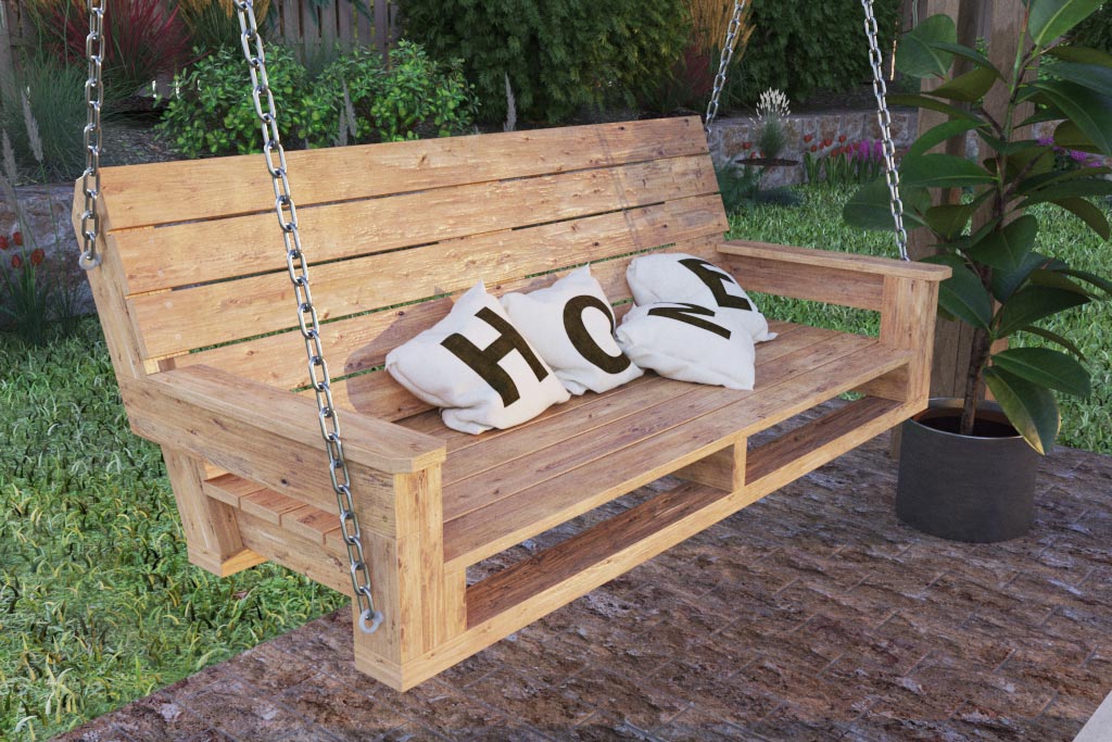 DIY Swing Bench